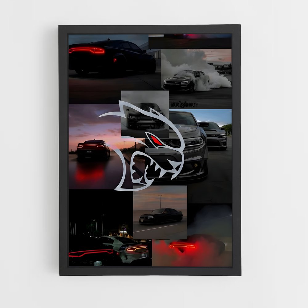 ap-charger srt hellcat redeye-1 cadre Noir
