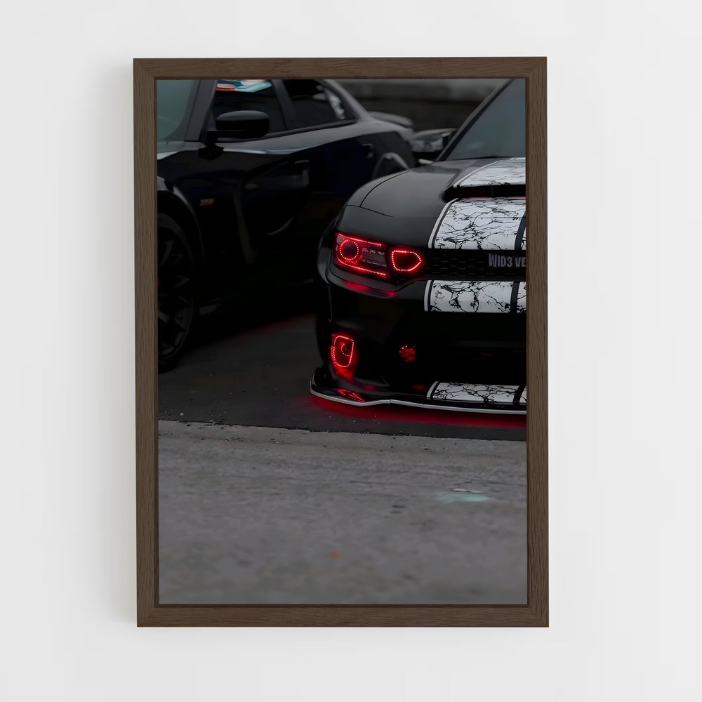ap-charger srt hellcat redeye-2 cadre Bois foncé