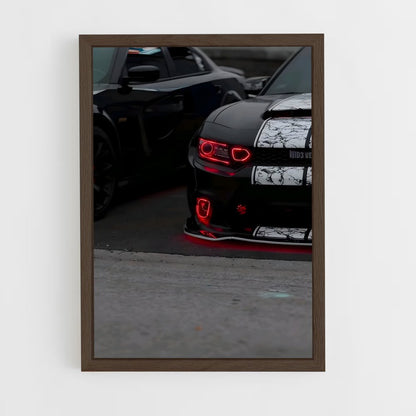ap-charger srt hellcat redeye-2 cadre Bois foncé
