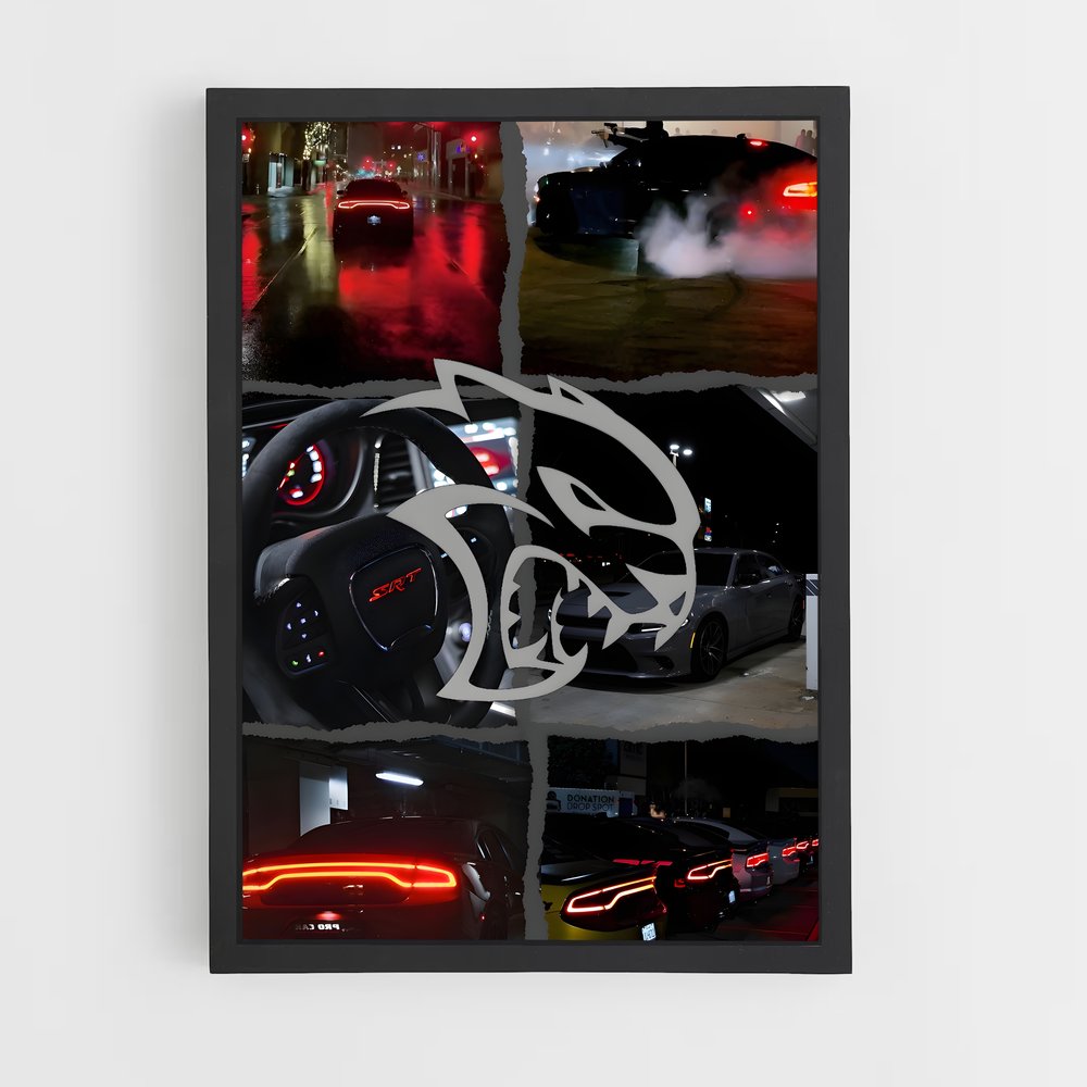 ap-charger srt hellcat redeye-3 cadre Noir
