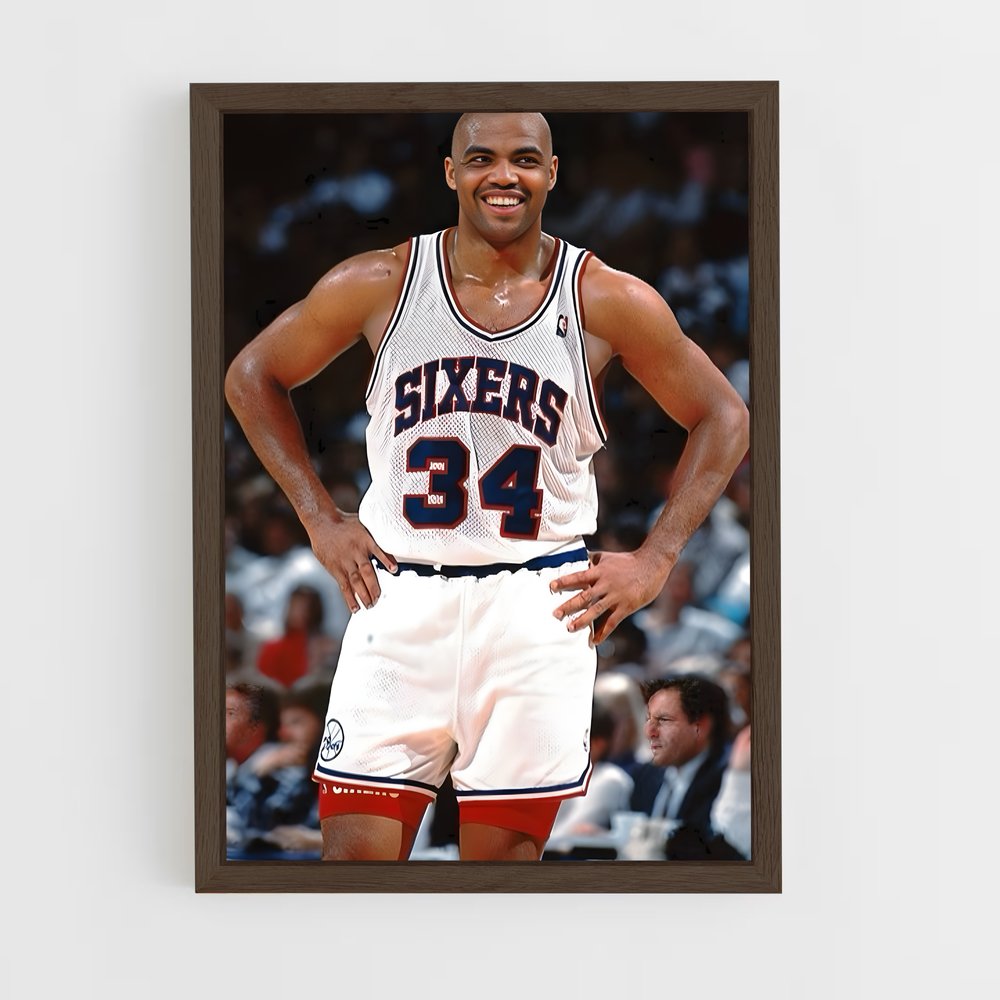 ap-charles barkley-1 cadre Bois foncé