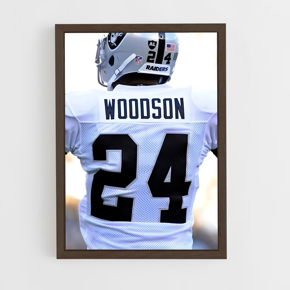 ap-charles woodson-5 cadre Bois foncé