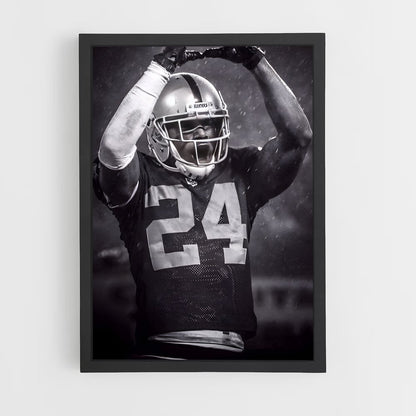 ap-charles woodson-9 cadre Noir