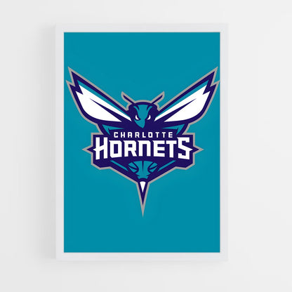 ap-charlotte hornets-1 cadre Blanc