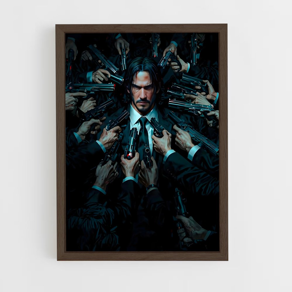ap-charon john wick-2 cadre Bois foncé