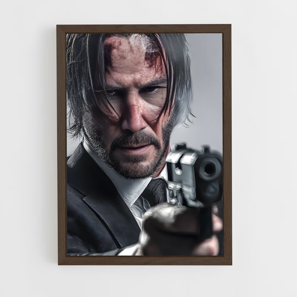 ap-charon john wick-4 cadre Bois foncé