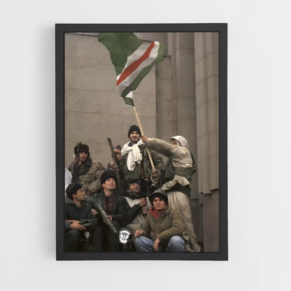 ap-chechnya flag-3 cadre Noir