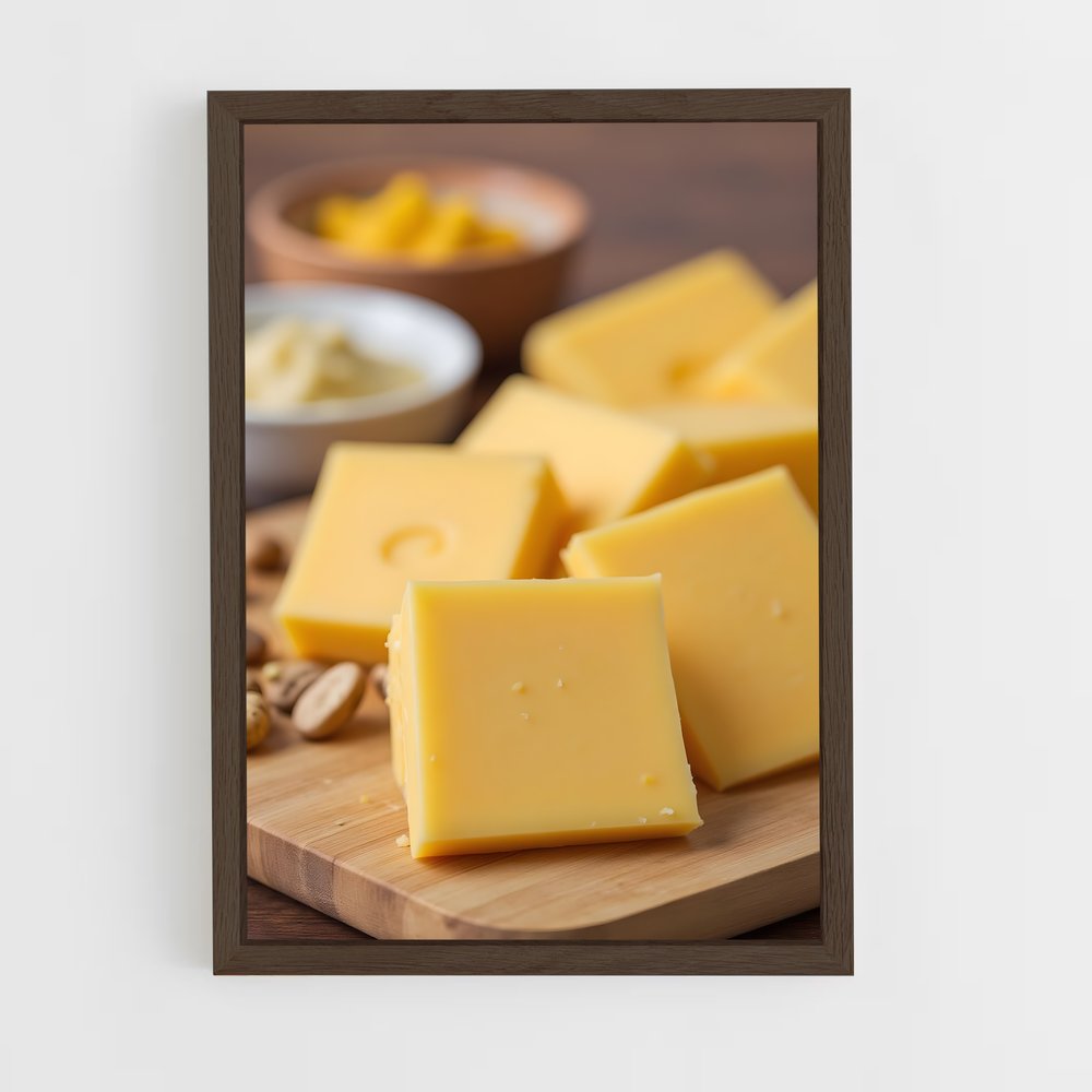 ap-cheddar-3 cadre Bois foncé