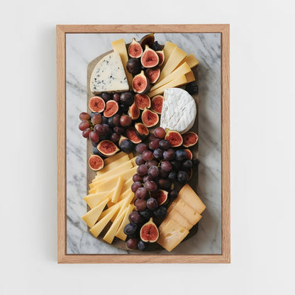 ap-cheese platter-3 cadre Bois clair