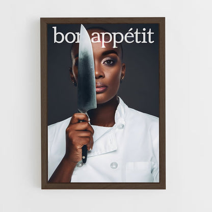 ap-chef-4 cadre Bois foncé