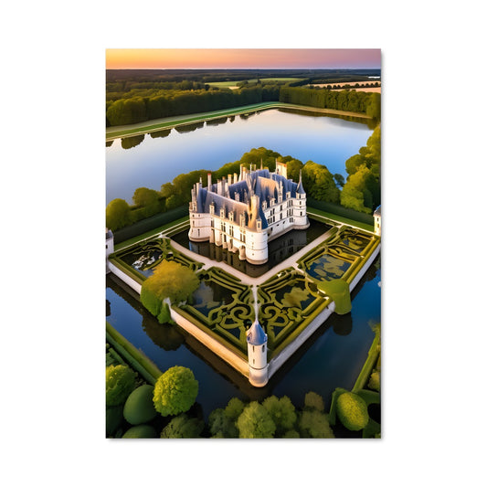 Poster Chenonceau castle 90291
