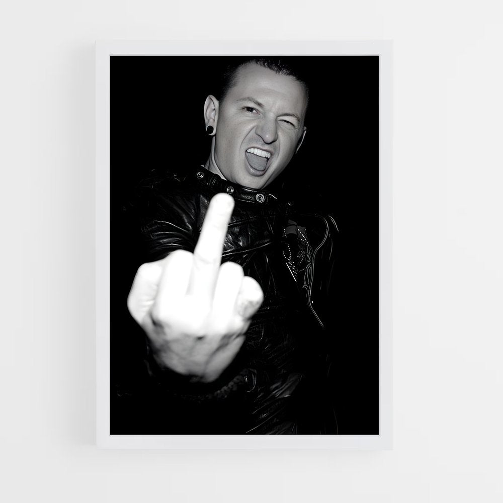 ap-chester bennington-2 cadre Blanc