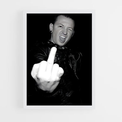 ap-chester bennington-2 cadre Blanc
