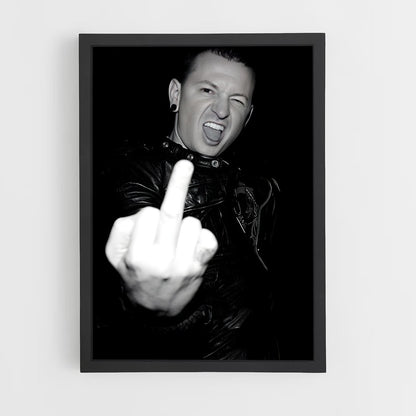 ap-chester bennington-2 cadre Noir