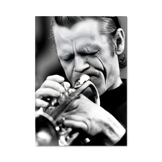 Poster Jazz en Noir et Blanc
