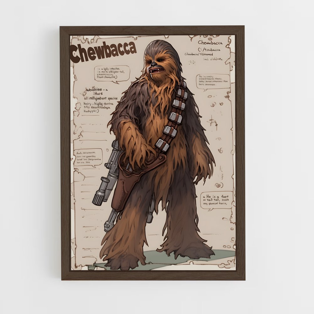 ap-chewbacca-1 cadre Bois foncé