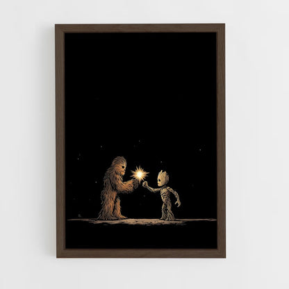 ap-chewbacca-3 cadre Bois foncé
