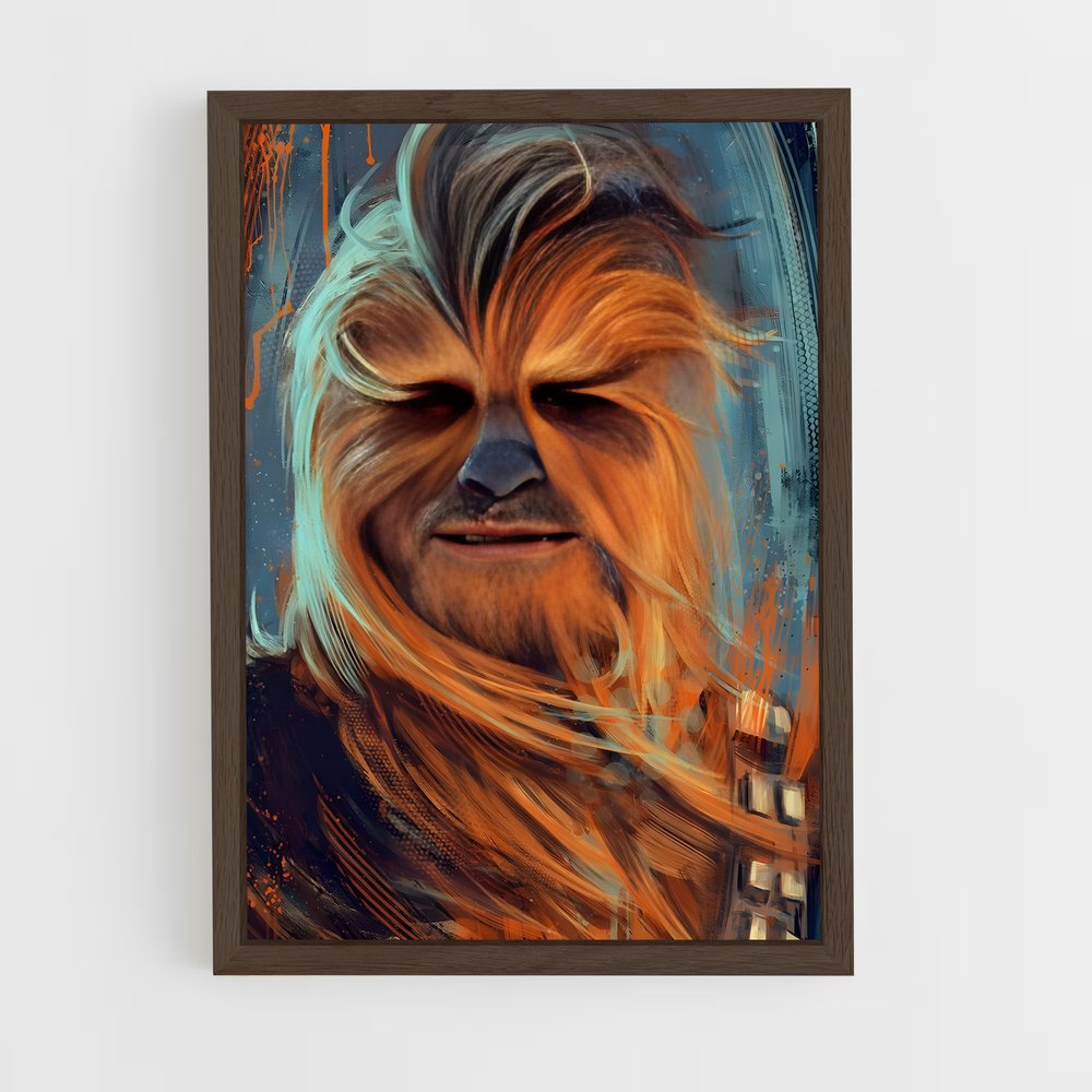 ap-chewbacca-7 cadre Bois foncé