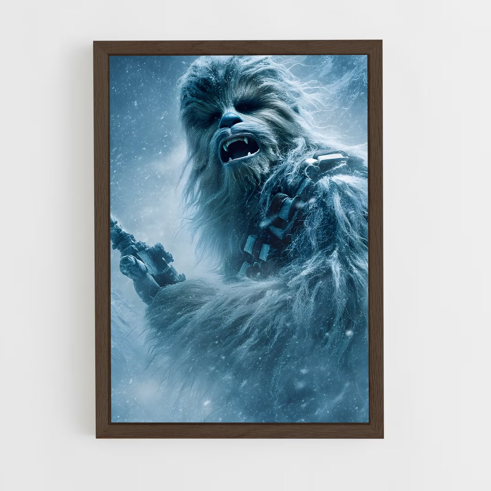 ap-chewbacca-8 cadre Bois foncé