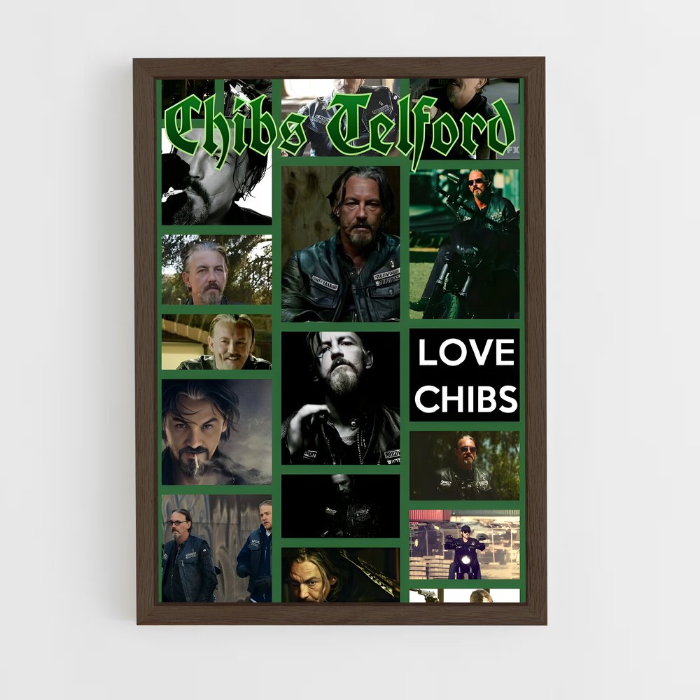 ap-chibs telford-3 cadre Bois foncé