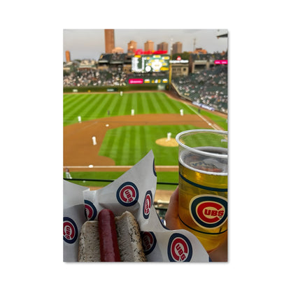 Poster Hot Dog & Beer