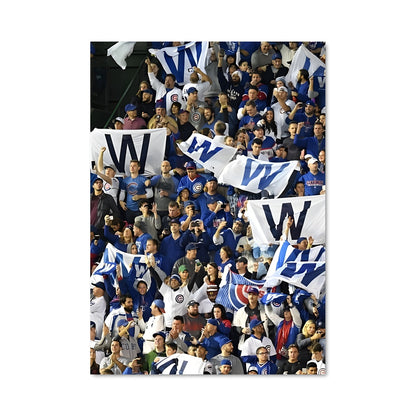 Poster Cheering Cubs