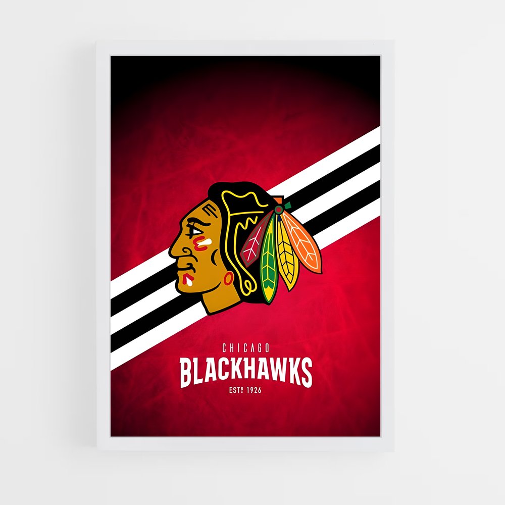 ap-chicago blackhawks-1 cadre Blanc