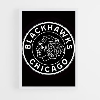 ap-chicago blackhawks-5 cadre Blanc