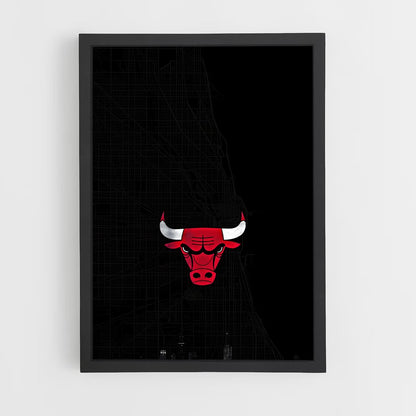 ap-chicago bulls-8 cadre Noir