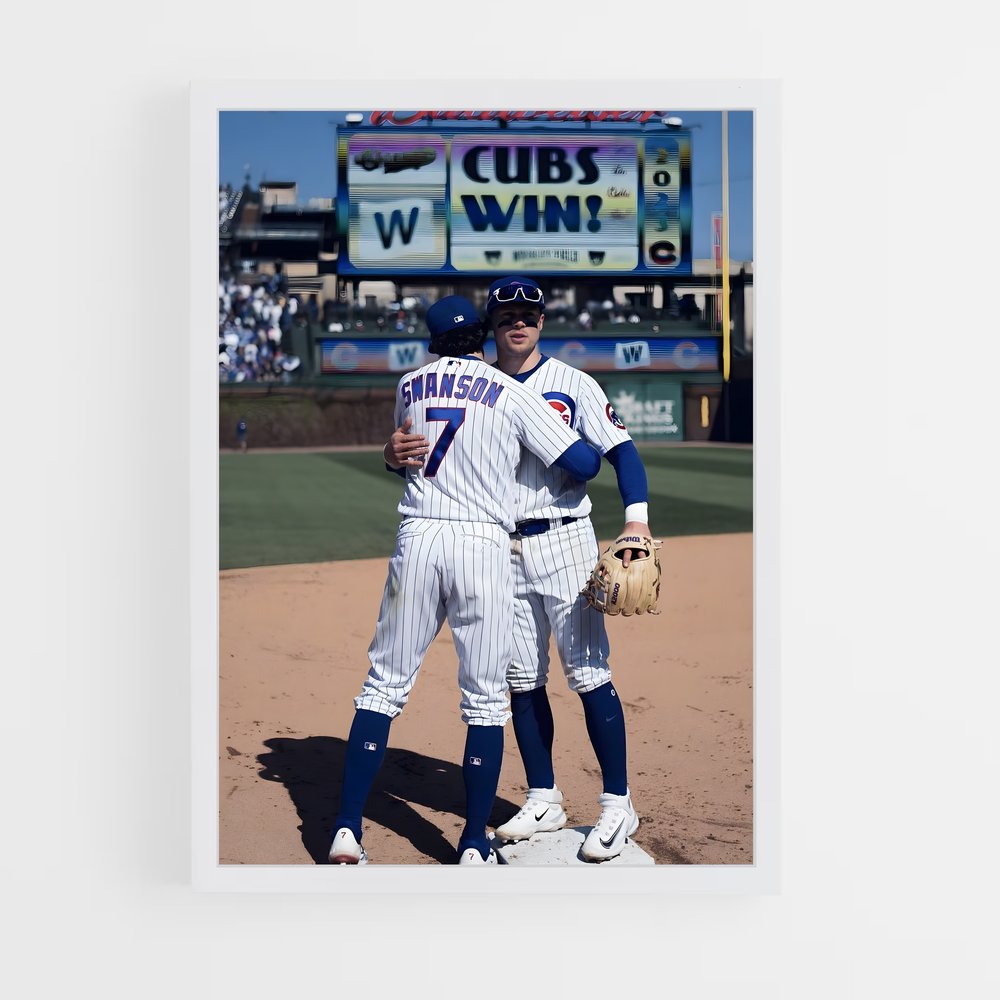 ap-chicago cubs-2 cadre Blanc