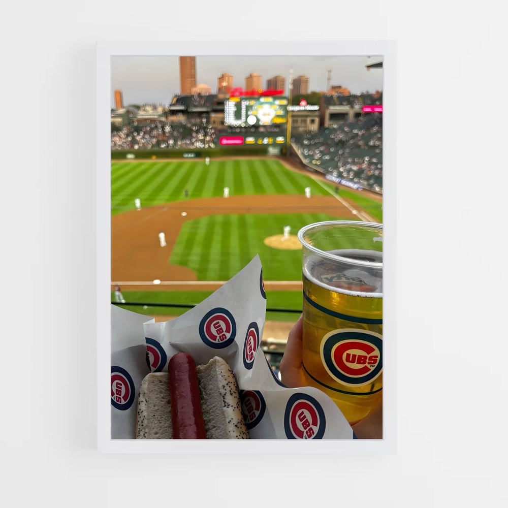 ap-chicago cubs-3 cadre Blanc