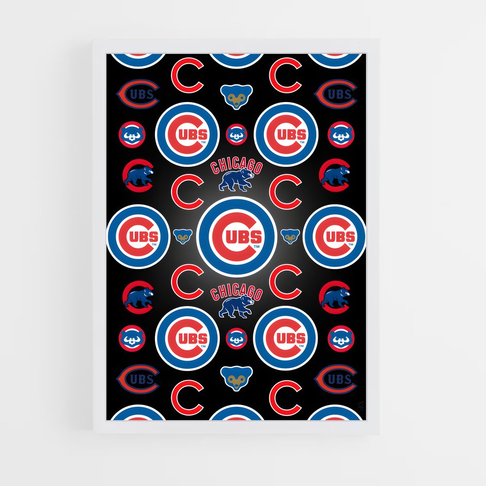 ap-chicago cubs-5 cadre Blanc