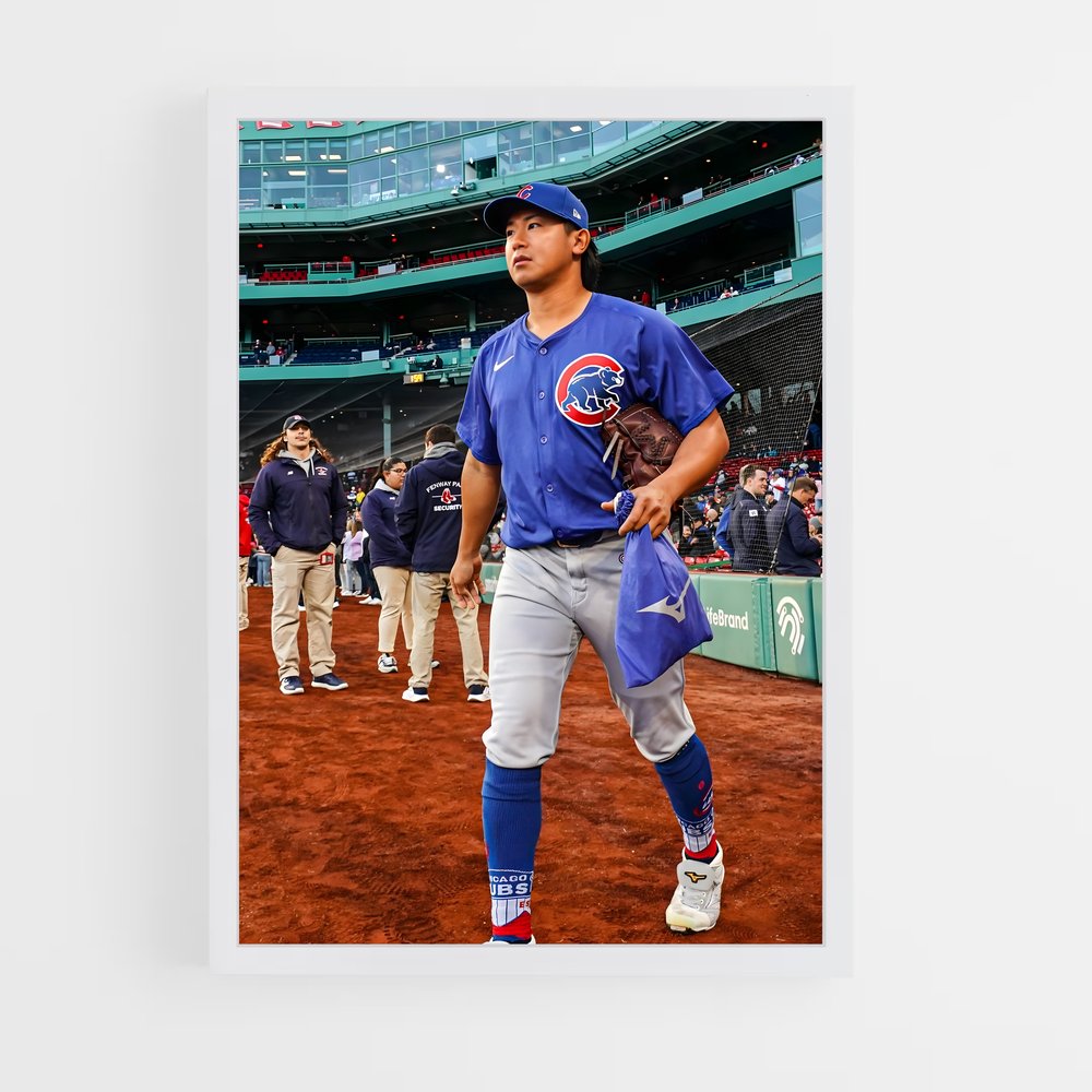 ap-chicago cubs-7 cadre Blanc