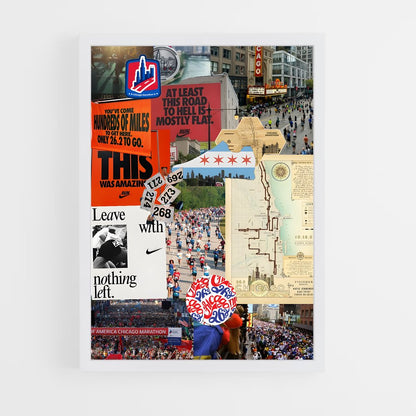 ap-chicago marathon-1 cadre Blanc