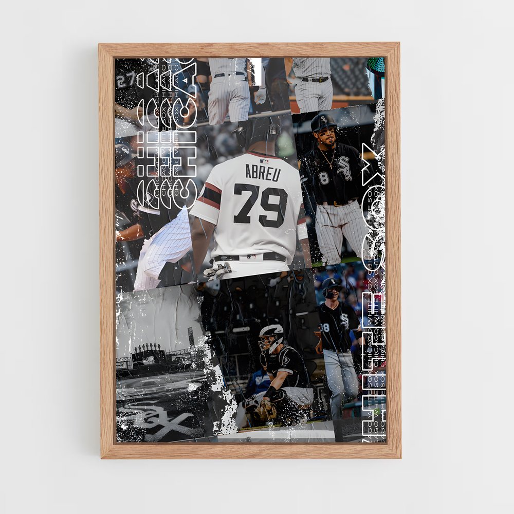 ap-chicago white sox-1 cadre Bois clair