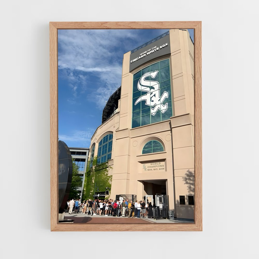 ap-chicago white sox-2 cadre Bois clair