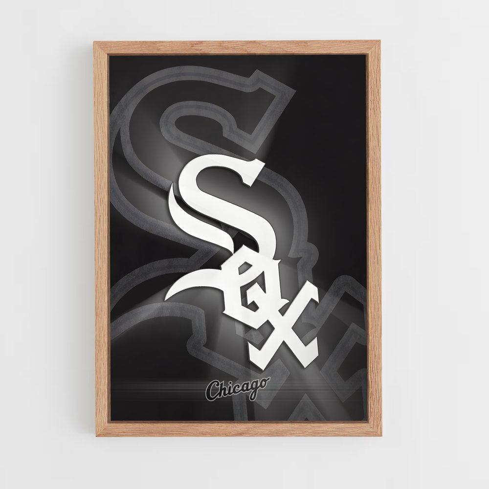 ap-chicago white sox-3 cadre Bois clair