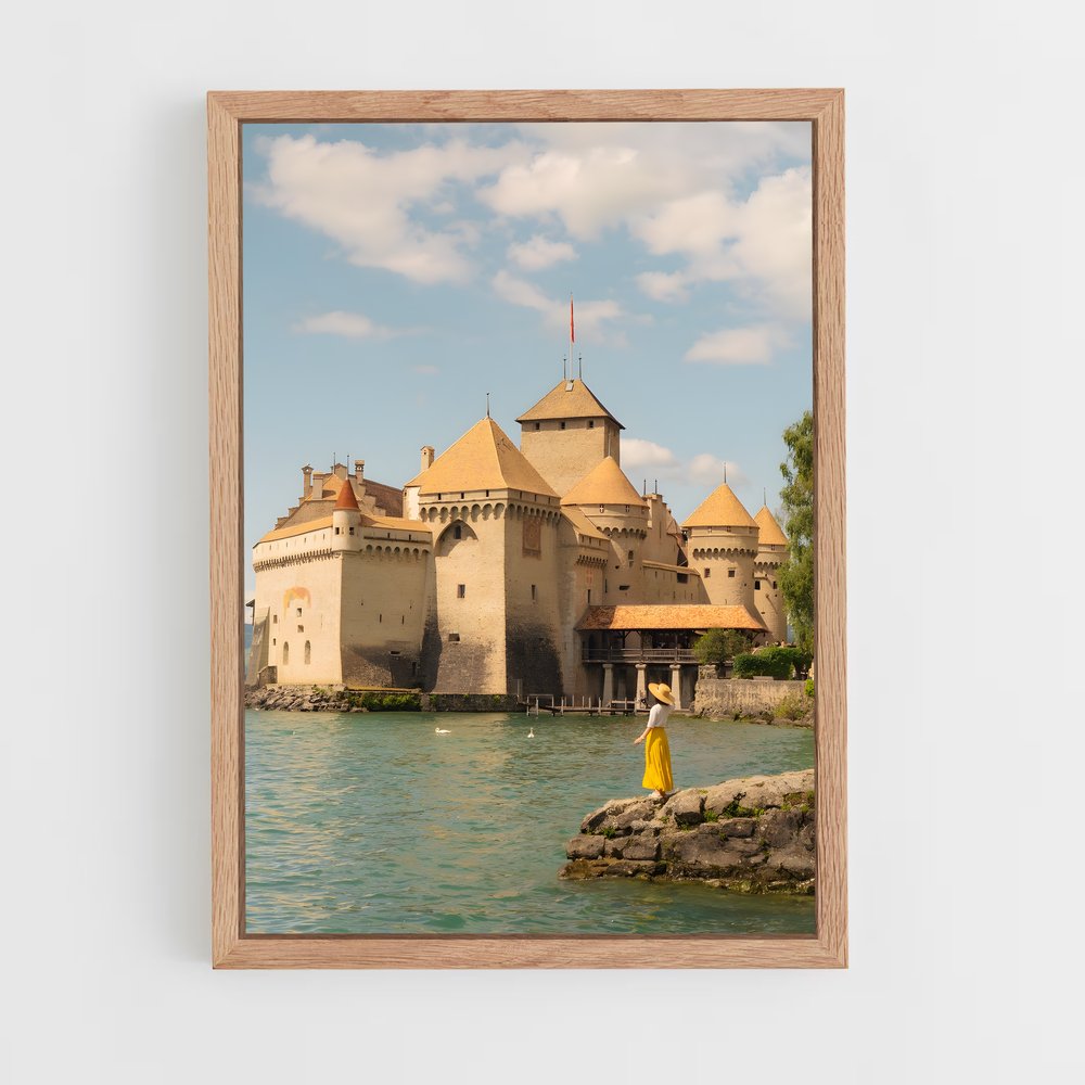 ap-chillon castle-6 cadre Bois clair
