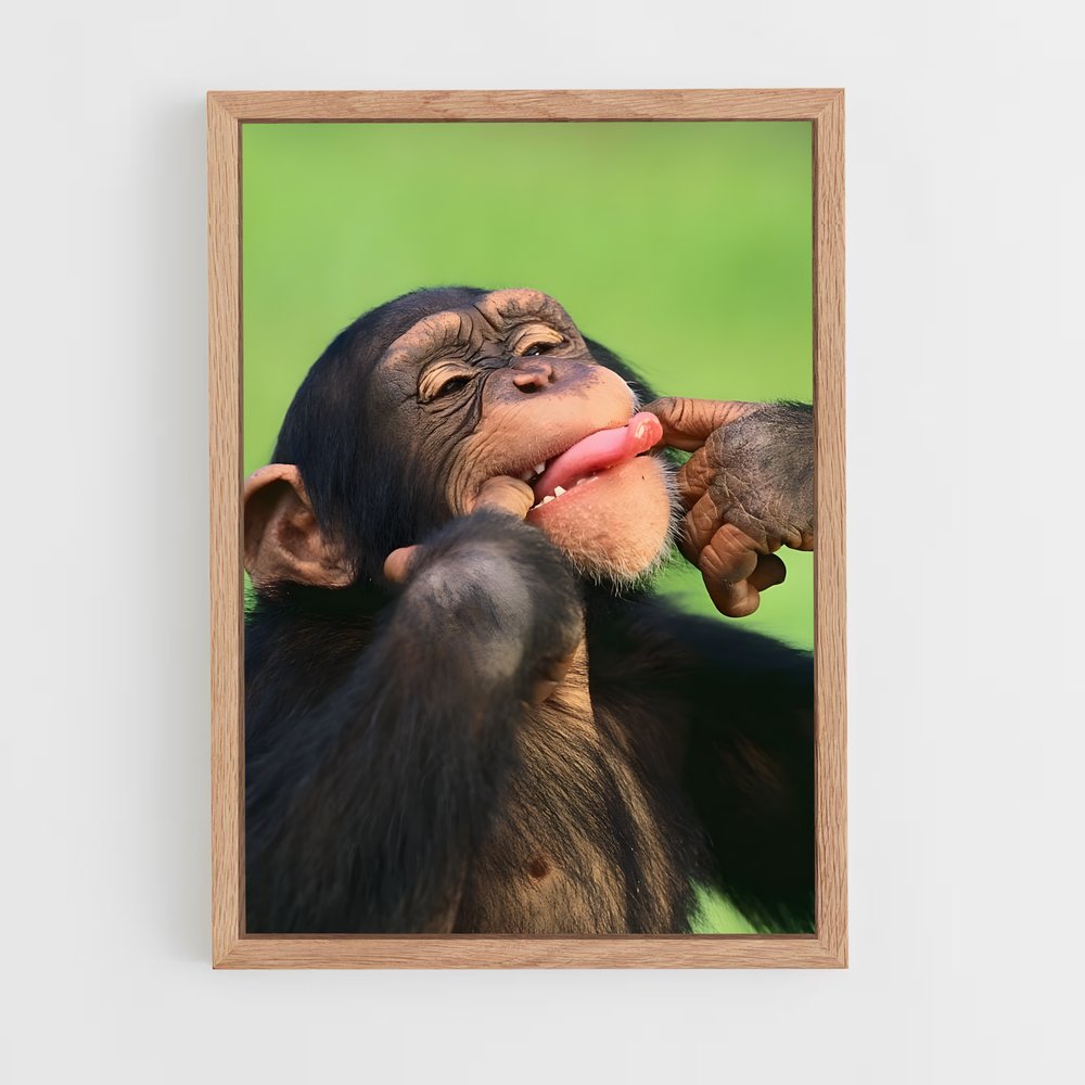 ap-chimpanzee-1 cadre Bois clair