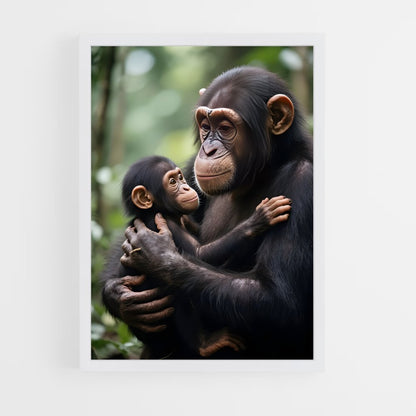 ap-chimpanzee-10 cadre Blanc