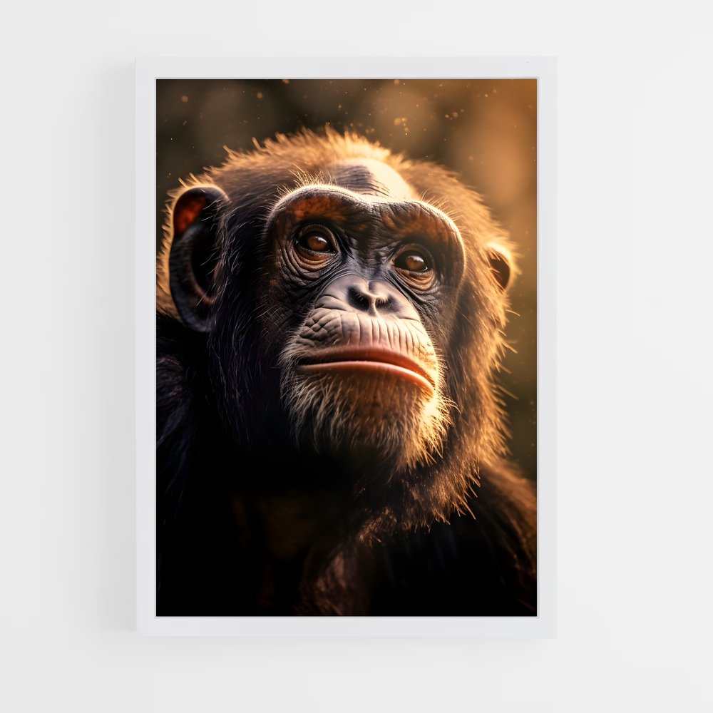 ap-chimpanzee-15 cadre Blanc