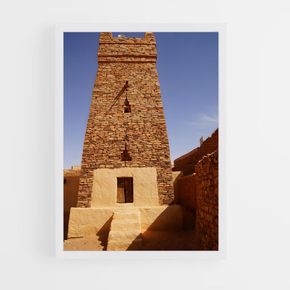 ap-chinguetti mosque-1 cadre Blanc