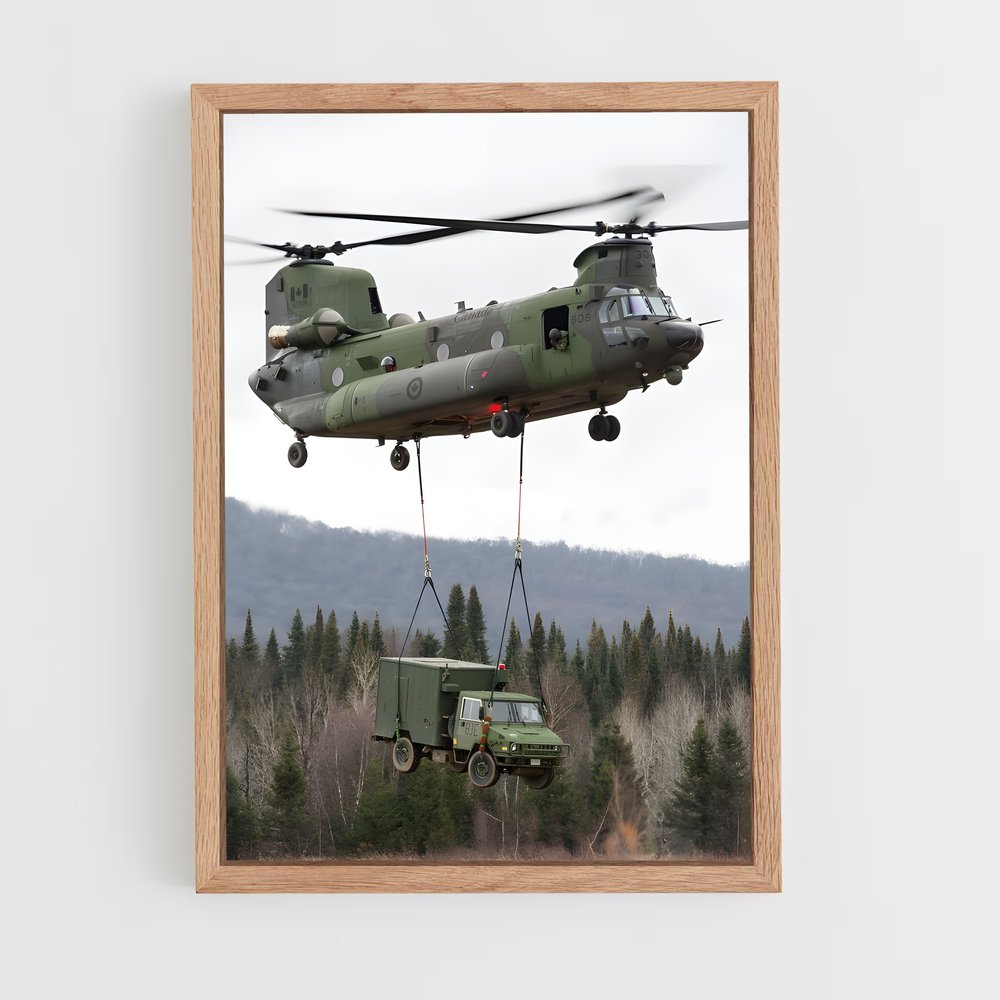 ap-chinook ch-47-2 cadre Bois clair