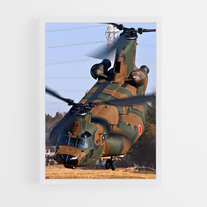 ap-chinook ch-47-3 cadre Blanc