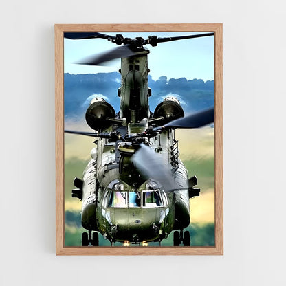 ap-chinook ch-47-5 cadre Bois clair