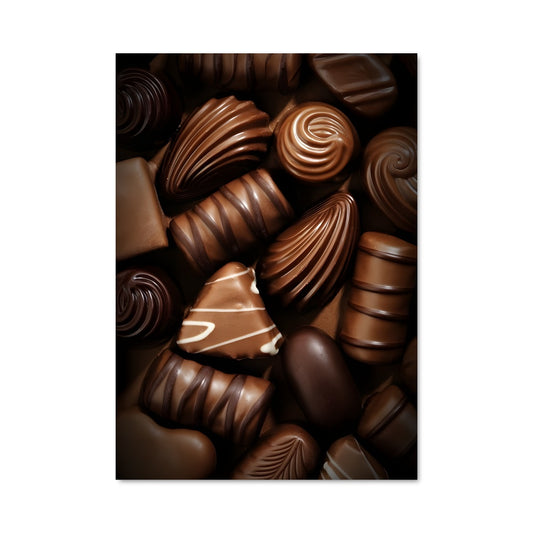 Poster Chocolat Amour