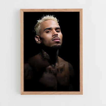 ap-chris brown-1 cadre Bois clair