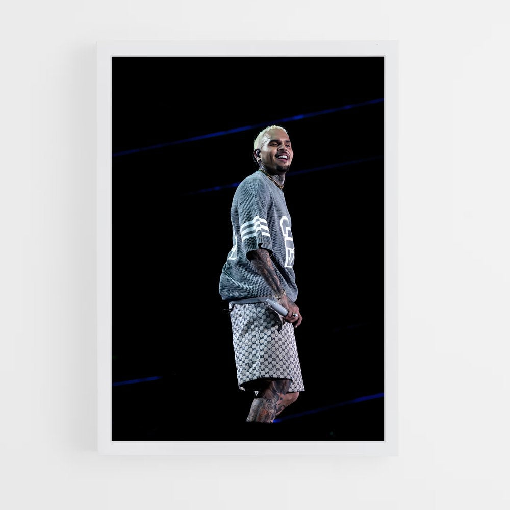 ap-chris brown-3 cadre Blanc