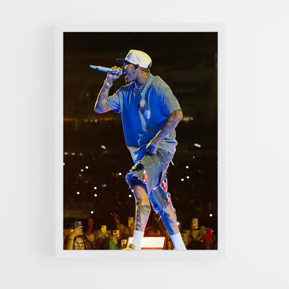 ap-chris brown-7 cadre Blanc