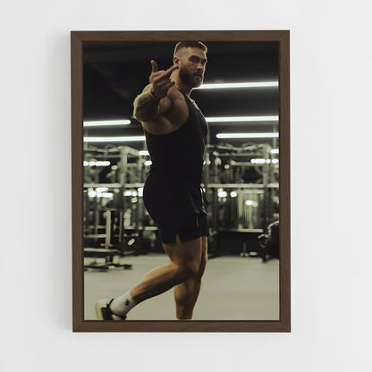 ap-chris bumstead-7 cadre Bois foncé